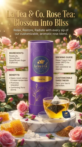 Rose Tea (Customizable Sweetness)
