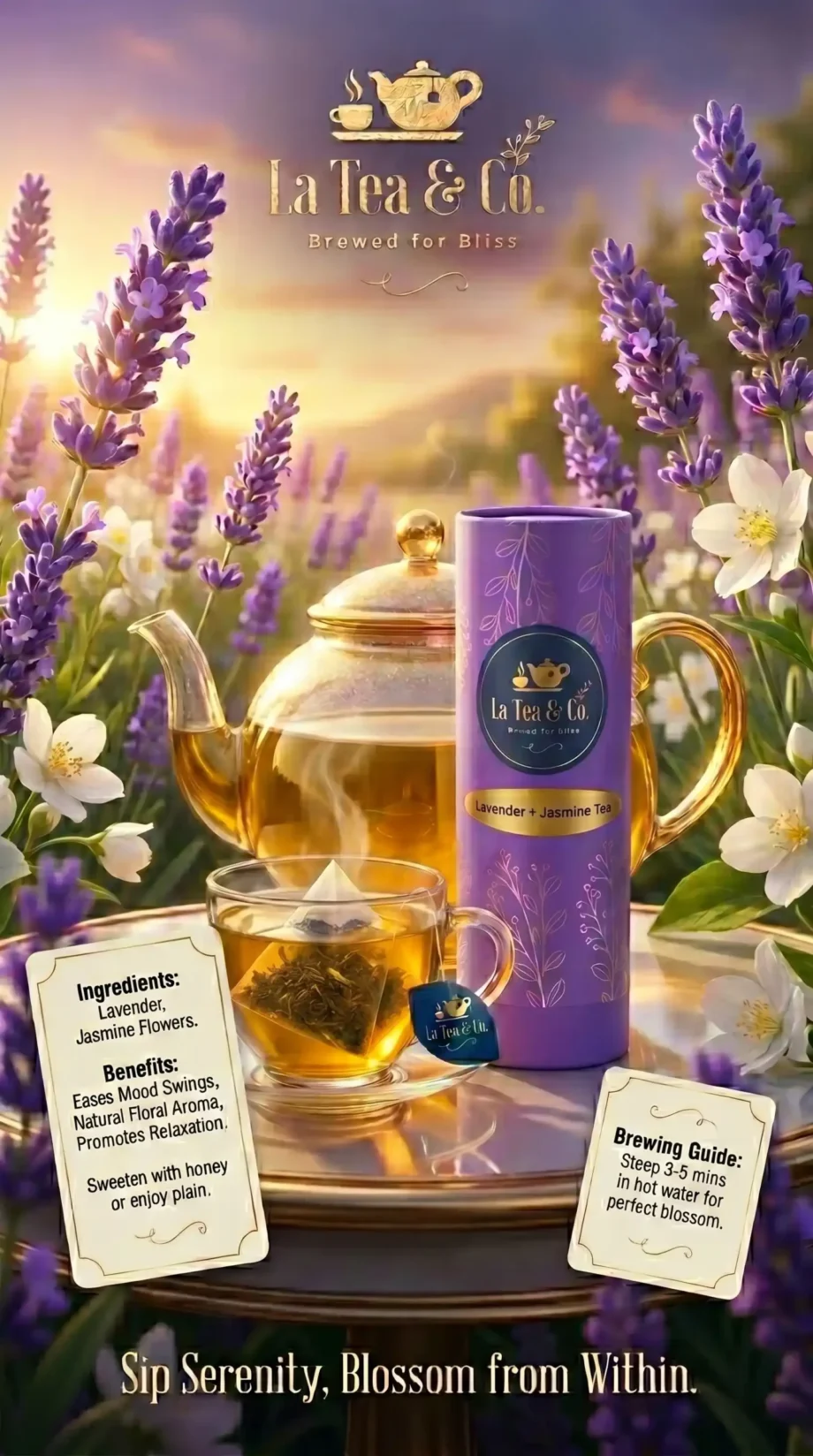 Lavender + Jasmine Tea