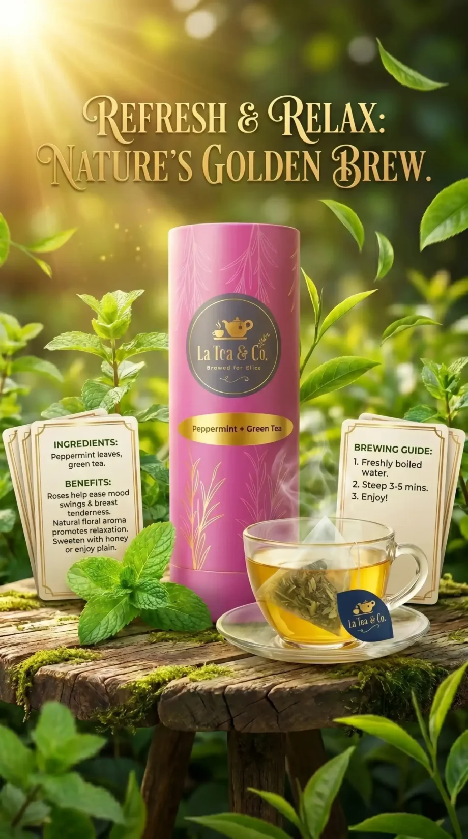Peppermint + Green Tea
