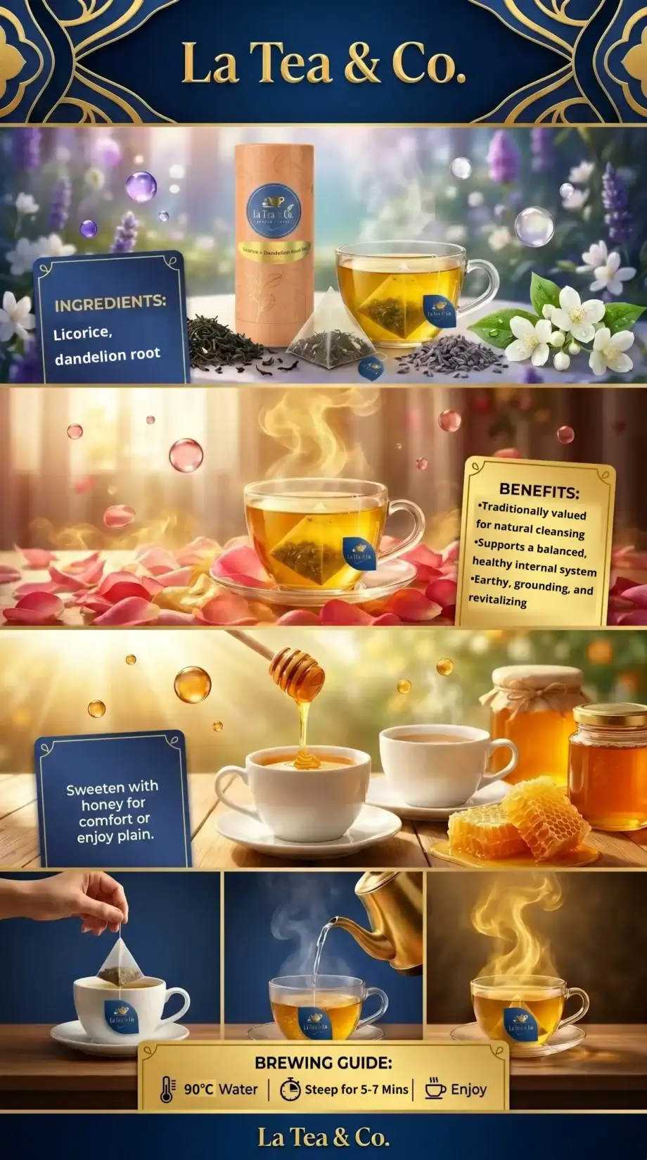 Licorice + Dandelion Root Tea - Image 2