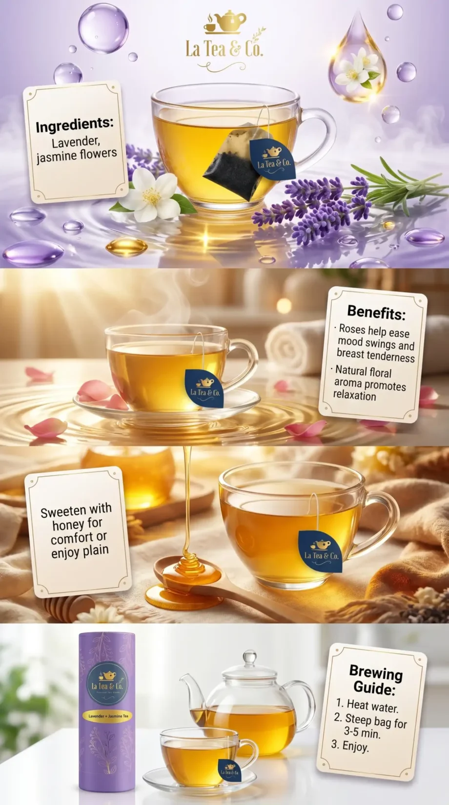 Lavender + Jasmine Tea - Image 2