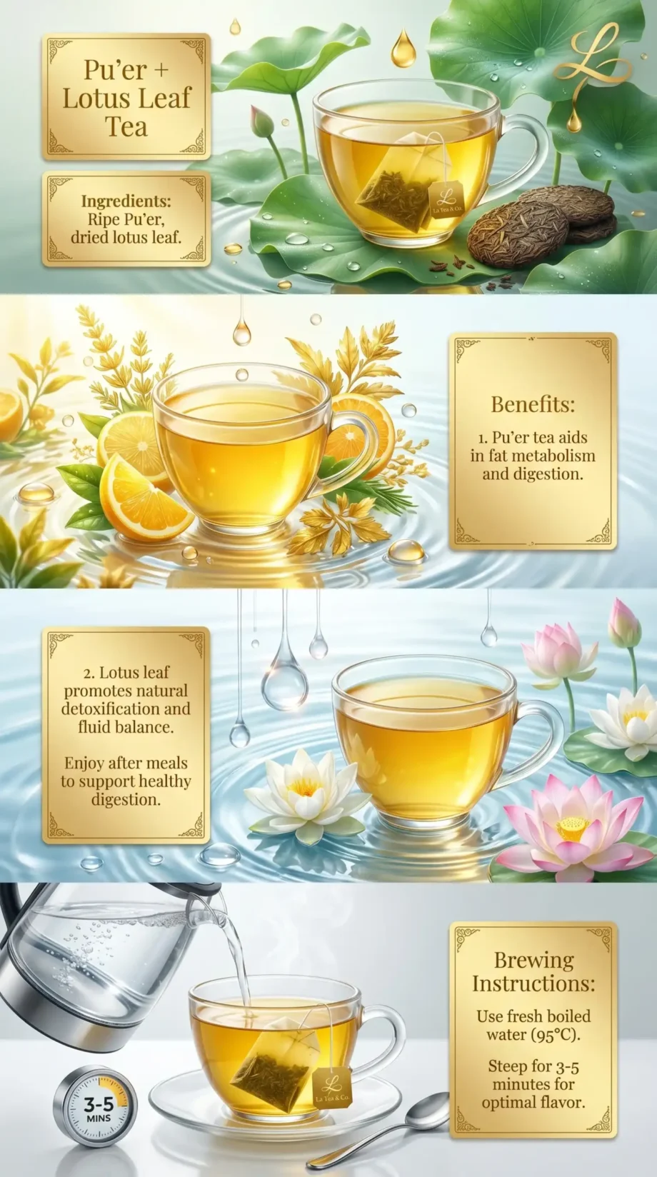 Pu’er + Lotus Leaf Tea - Image 2